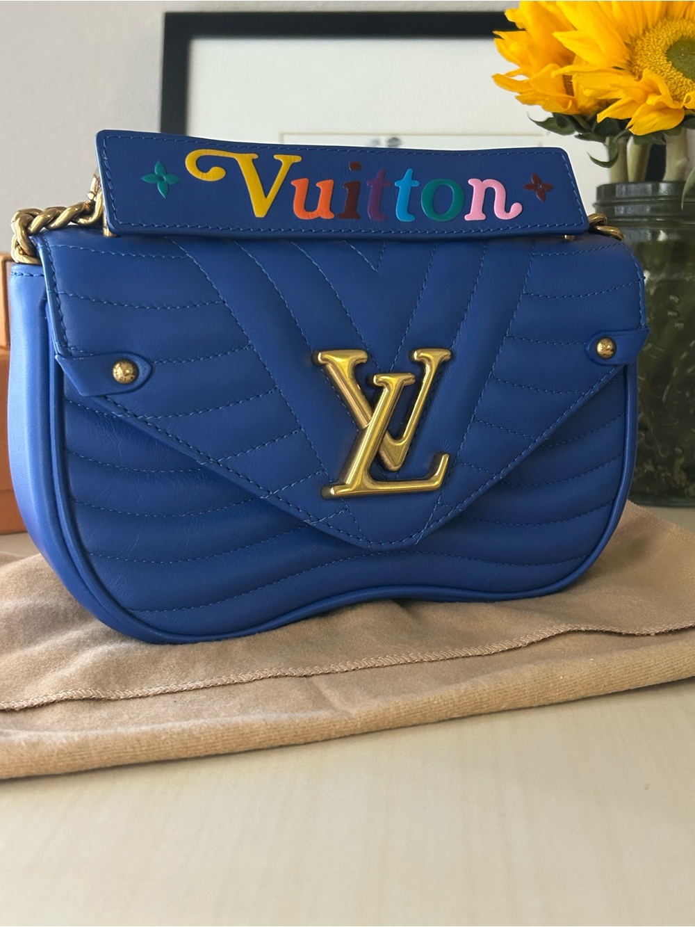 Like New Louis Vuitton New Wave Chain Bag (PM) - Picture 2 of 15